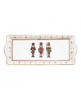 Platou din portelan, 35x15 cm, Nutcracker - SIMONA'S COOKSHOP